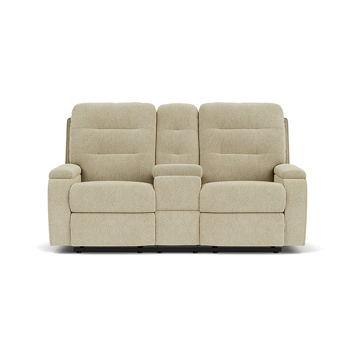 Kerrie Reclining Loveseat with Console