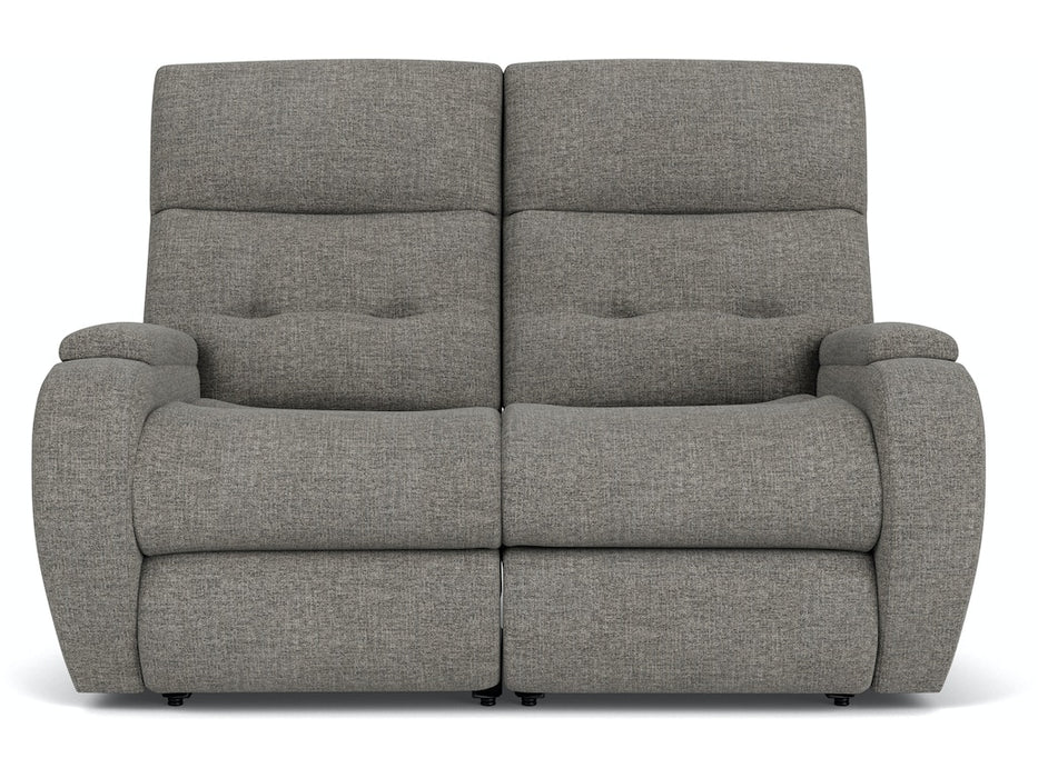 Strait Power Reclining Loveseat with Power Headrests