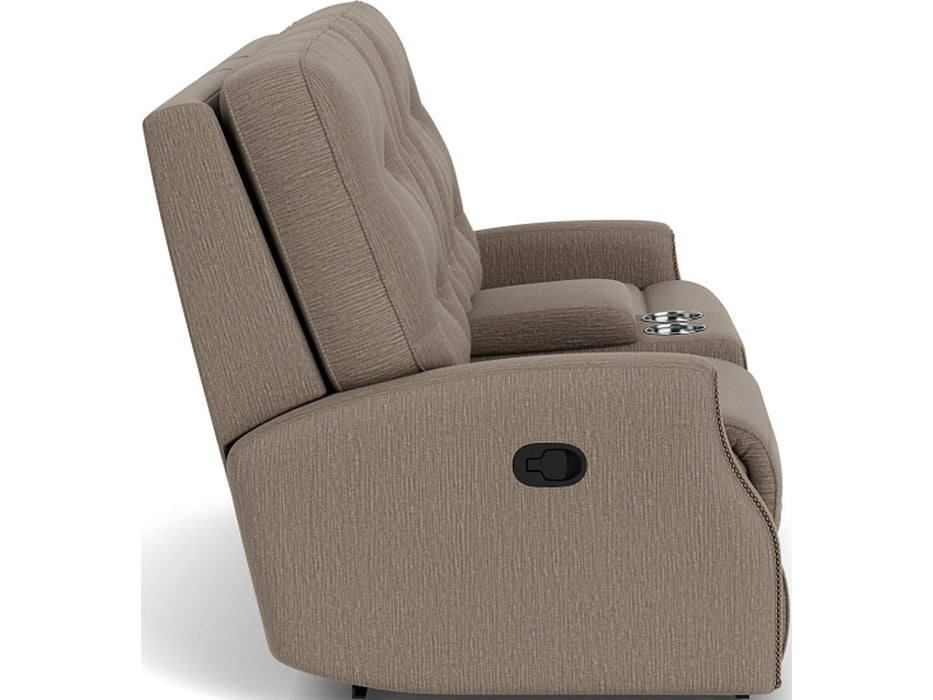 Devon Reclining Loveseat with Console