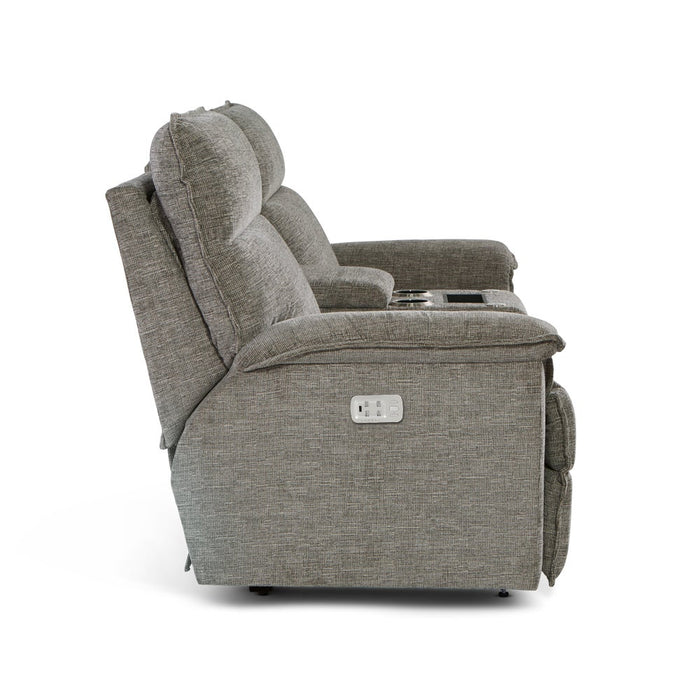 Jay Power Reclining Loveseat w/ Headrest, Lumbar & Console