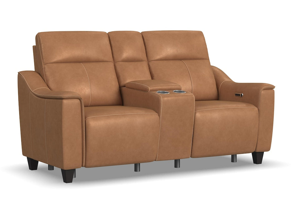 Walter Power Reclining Loveseat with Console and Power Headrests