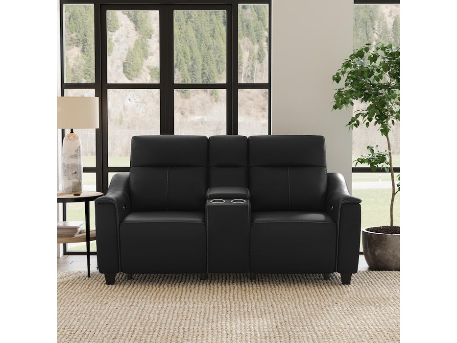 Walter Power Reclining Loveseat with Console and Power Headrests