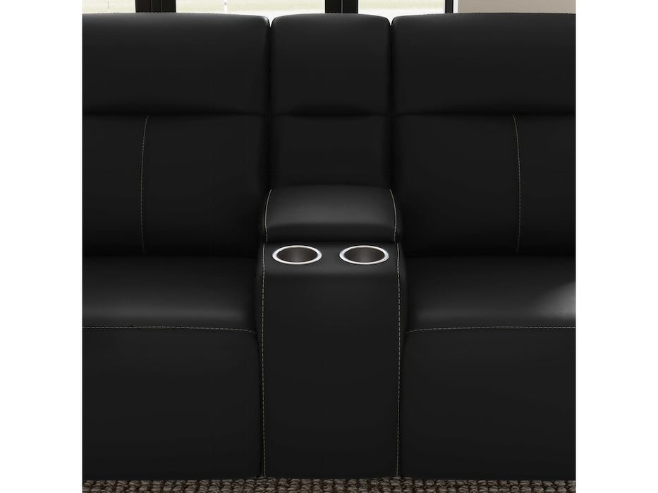 Walter Power Reclining Loveseat with Console and Power Headrests