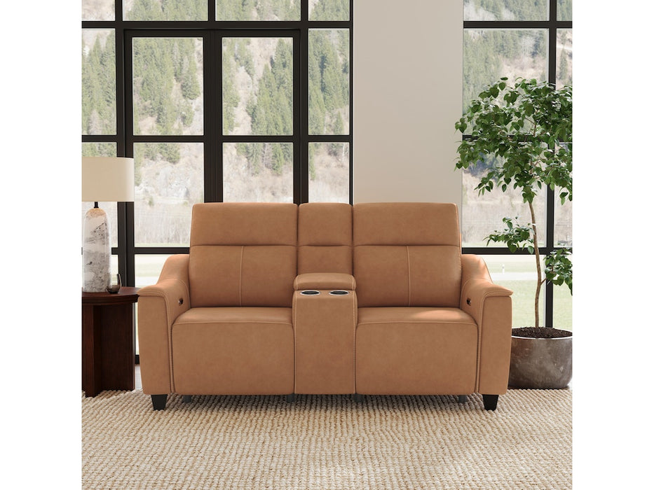 Walter Power Reclining Loveseat with Console and Power Headrests