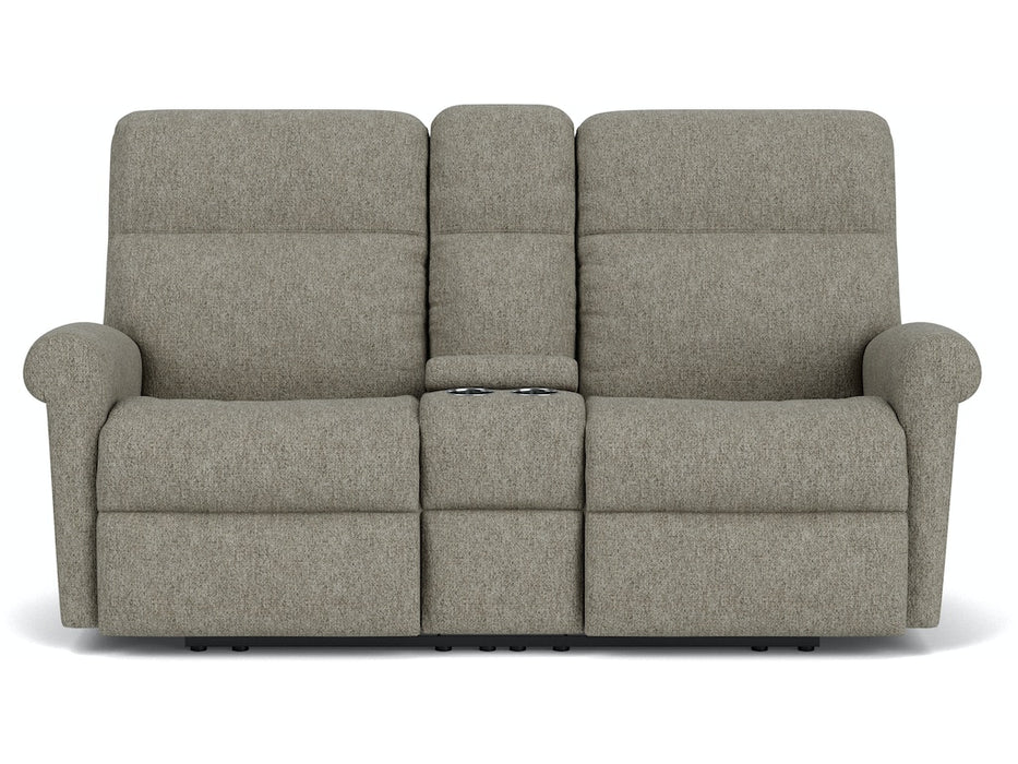 Davis Power Reclining Loveseat with Console and Power Headrests