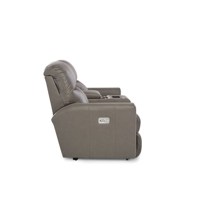 Hawthorn Power Reclining Loveseat w/ Headrest & Console