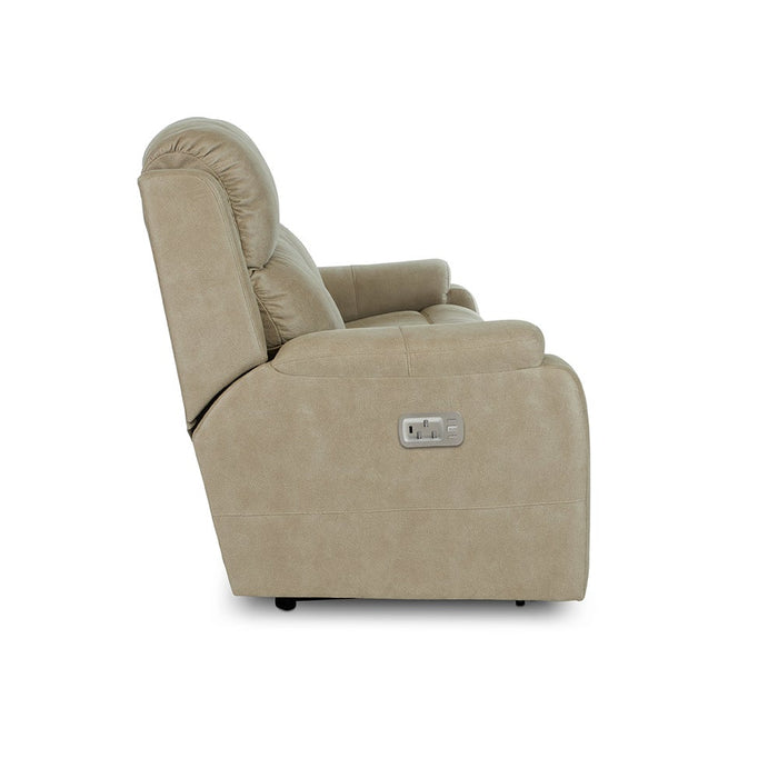 Dorian Power Reclining Sofa w/ Headrest & Lumbar