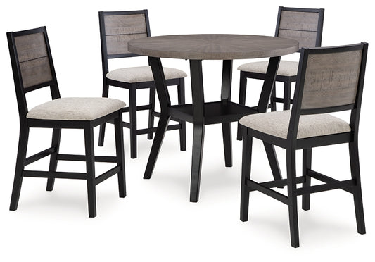 Corloda Round Counter Table Set (5/CN)