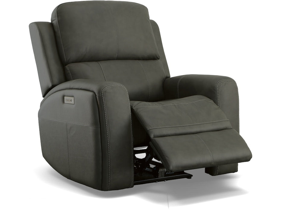 Linden Power Recliner with Power Headrest and Lumbar