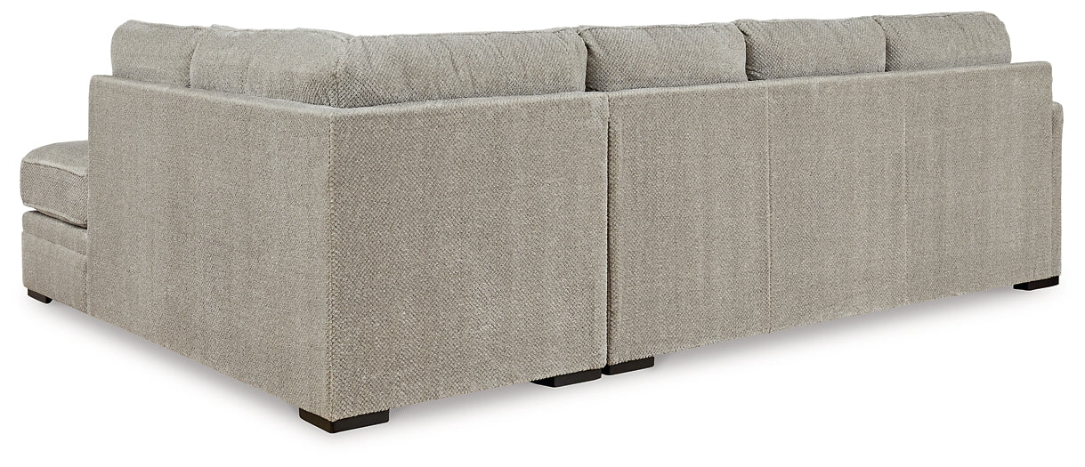 Calnita 2-Piece Sectional with Ottoman