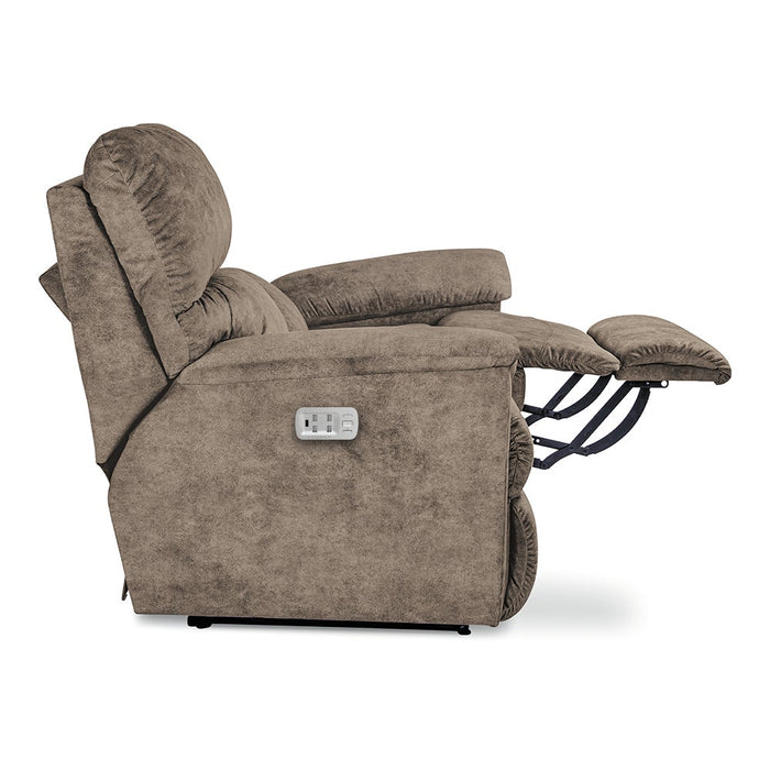 Brooks Power Reclining Loveseat w/ Headrest & Lumbar