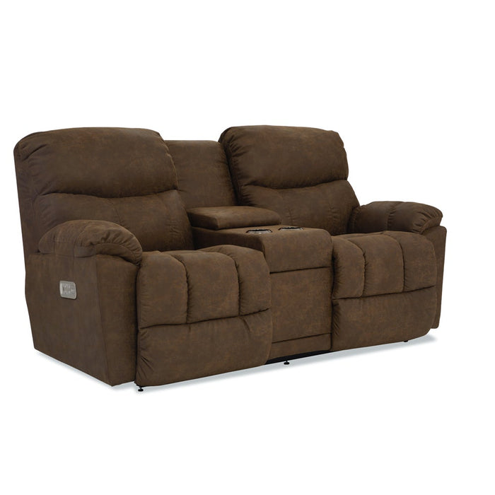 Morrison Power Reclining Loveseat w/ Headrest, Lumbar & Console