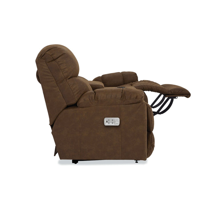 Morrison Power Reclining Loveseat w/ Headrest, Lumbar & Console